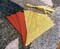 Graduation Decorations Maroon Gold 2025/Fall Bridal Shower/Burgundy Gold( 2pcs Triangle Banners)